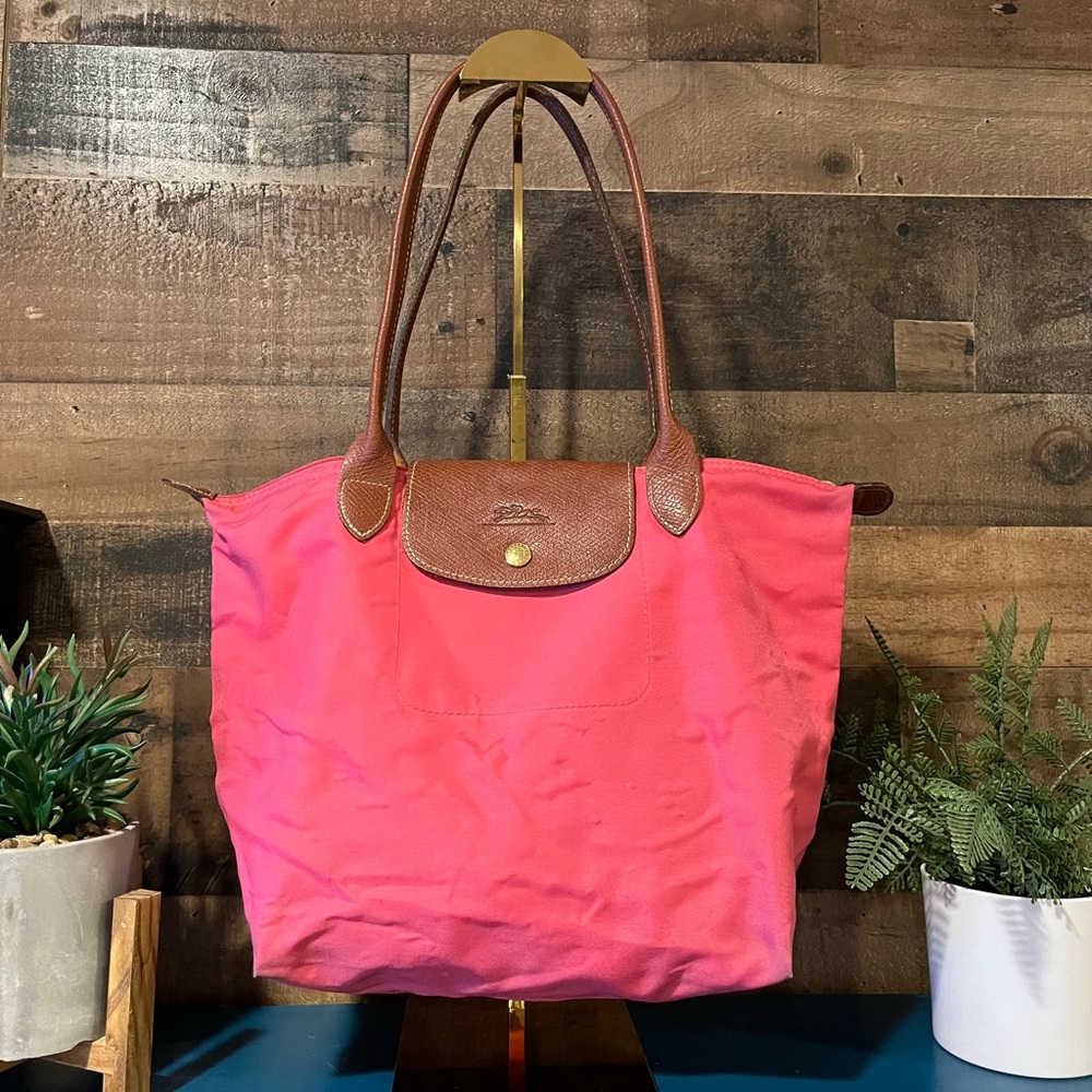 Longchamp Le Pliage PINK Small Tote Bag